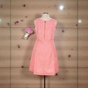 Sharagano Sleeveless Dress, Coral Size 16